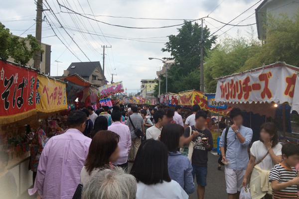 潮田神社例大祭はすごい賑わい！