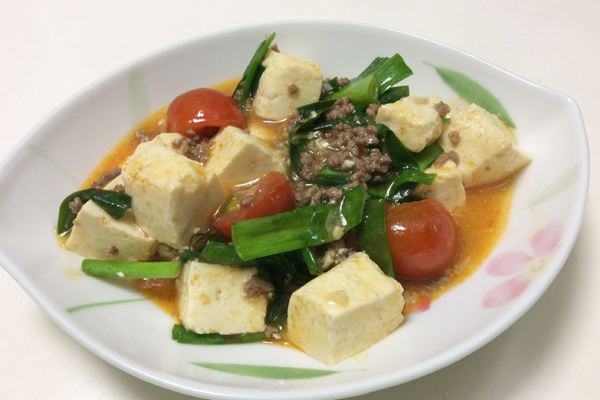 野菜マーボ豆腐　脳にいい食べ物レシピ＃68